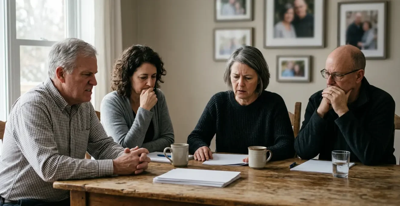Représentation symbolique d'un conflit familial autour d'une succession immobilière