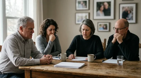 Représentation symbolique d'un conflit familial autour d'une succession immobilière