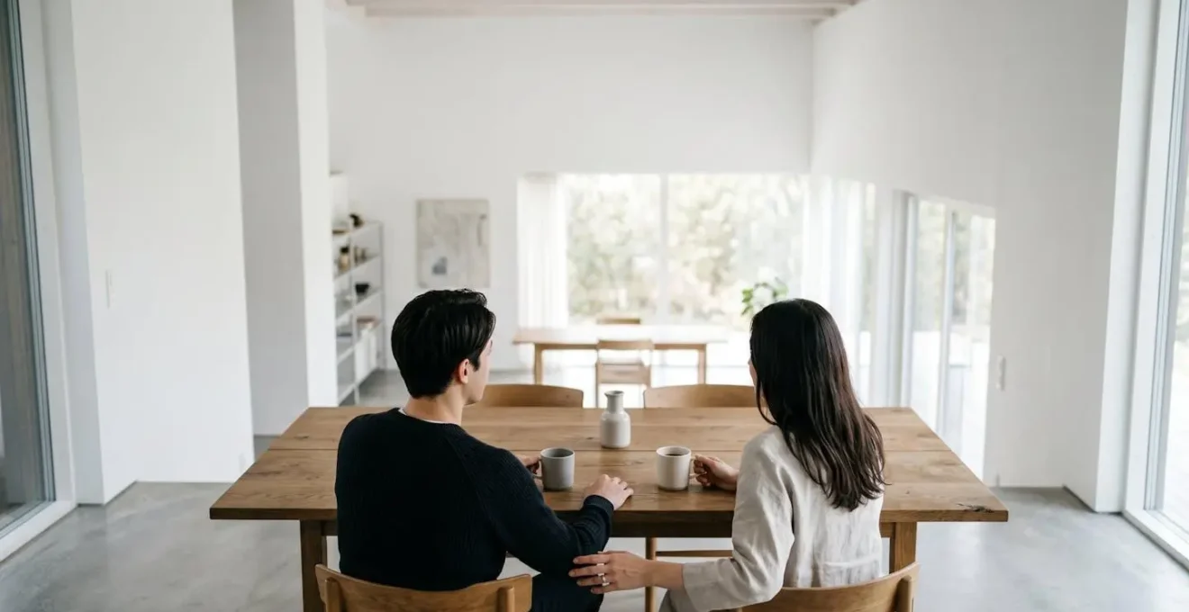 Couple non marié planifiant leur protection financière mutuelle